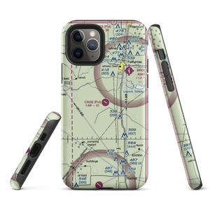 Cage Ranch Airport (7TE2) VFR Sectional  Tough iPhone Case