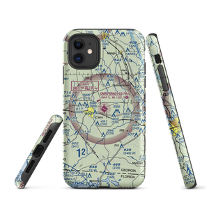 Cairo Grady County Airport (70J) VFR Sectional  Tough iPhone Case