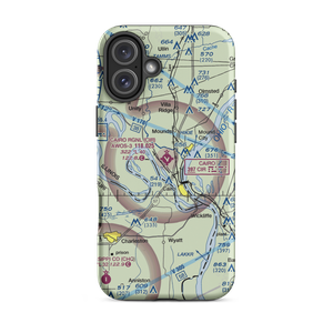 Cairo Regional Airport (CIR) VFR Sectional  Tough iPhone Case