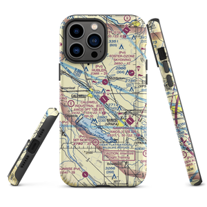 Caldwell Industrial Airport (EUL) VFR Sectional  Tough iPhone Case