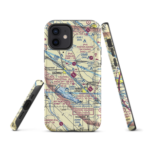 Caldwell Industrial Airport (EUL) VFR Sectional  Tough iPhone Case