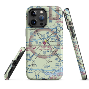 Caldwell Municipal Airport (RWV) VFR Sectional  Tough iPhone Case