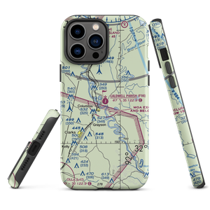 Caldwell Parish Airport (F86) VFR Sectional  Tough iPhone Case