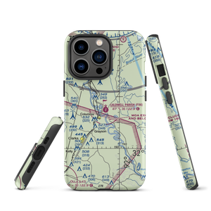 Caldwell Parish Airport (F86) VFR Sectional  Tough iPhone Case