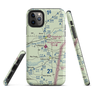 Calhoun County Airport (04M) VFR Sectional  Tough iPhone Case