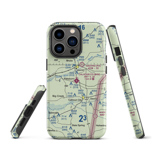 Calhoun County Airport (04M) VFR Sectional  Tough iPhone Case