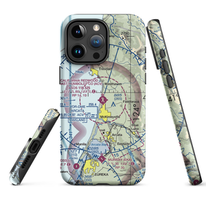 California Redwood Coast-Humboldt County Airport (ACV) VFR Sectional  Tough iPhone Case