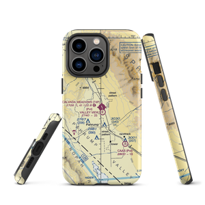 Calvada Meadows Airport (74P) VFR Sectional  Tough iPhone Case