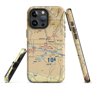 Camas County Airport (U86) VFR Sectional  Tough iPhone Case