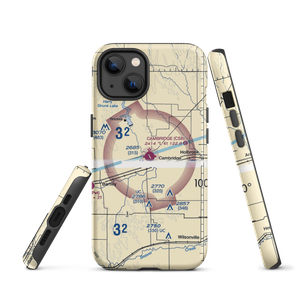 Cambridge Municipal Airport (CSB) VFR Sectional  Tough iPhone Case