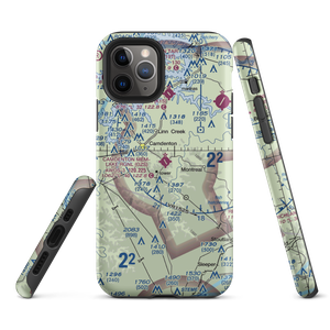 Camdenton Memorial Airport (OZS) VFR Sectional  Tough iPhone Case