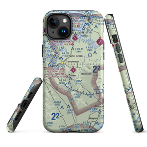 Camdenton Memorial Airport (OZS) VFR Sectional  Tough iPhone Case