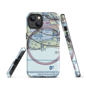 Cameron Airstrip (1LS5) VFR Sectional  Tough iPhone Case