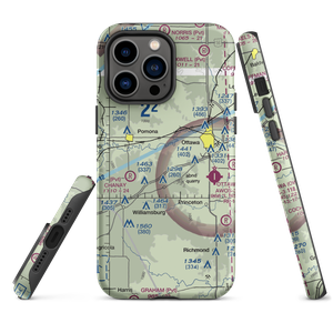 Camp Chippewa Airport (0KS3) VFR Sectional  Tough iPhone Case