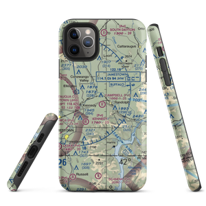 Campbell Field (D85) VFR Sectional  Tough iPhone Case