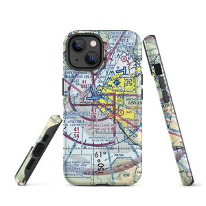 Campbell Lake Seaplane Base (33AA) VFR Sectional  Tough iPhone Case