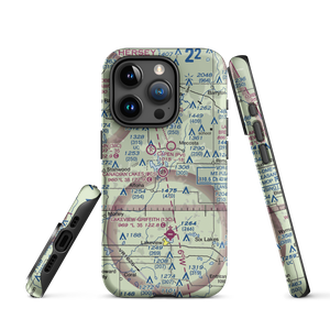Canadian Lakes Airport (0C5) VFR Sectional  Tough iPhone Case