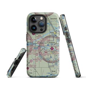 Canadian River Corrientes Airport (OK10) VFR Sectional  Tough iPhone Case