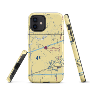 Canadian River Ranch Airport (46XS) VFR Sectional  Tough iPhone Case