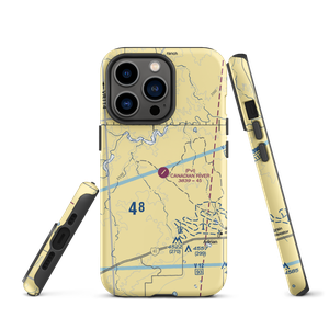 Canadian River Ranch Airport (46XS) VFR Sectional  Tough iPhone Case