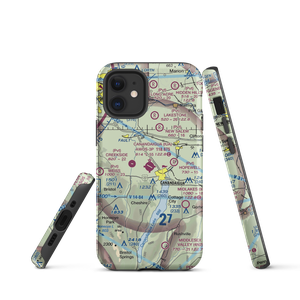 Canandaigua Airport (IUA) VFR Sectional  Tough iPhone Case