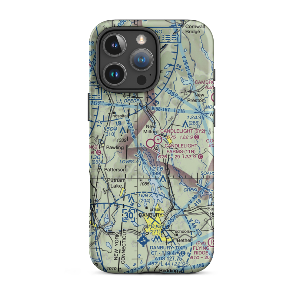 Candlelight Heliport (6Y2) VFR Sectional  Tough iPhone Case iPhone 16 Pro Max model shown