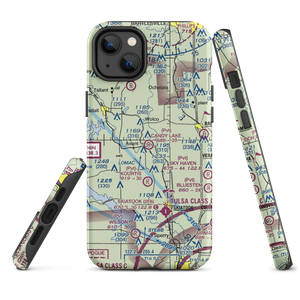 Candy Lake Estate Airport (98OK) VFR Sectional  Tough iPhone Case