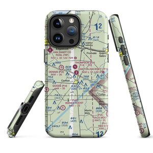 Canton Hackney Airport (7F5) VFR Sectional  Tough iPhone Case