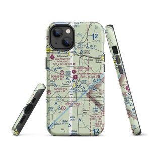 Canton Hackney Airport (7F5) VFR Sectional  Tough iPhone Case