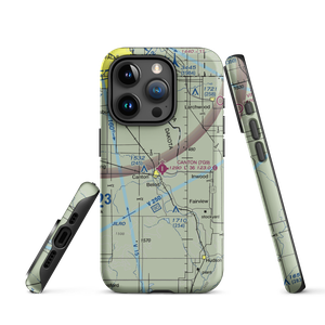 Canton Municipal Airport (7G9) VFR Sectional  Tough iPhone Case