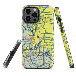 Canton-Plymouth-Mettetal Airport (1D2) VFR Sectional  Tough iPhone Case