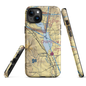 Canyon Ferry Airport (8U9) VFR Sectional  Tough iPhone Case