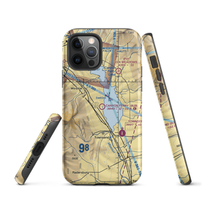 Canyon Ferry Airport (8U9) VFR Sectional  Tough iPhone Case