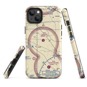 Canyon Ranch Airport (TE37) VFR Sectional  Tough iPhone Case