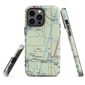 Canyon Springs Ranch Airport (OK44) VFR Sectional  Tough iPhone Case