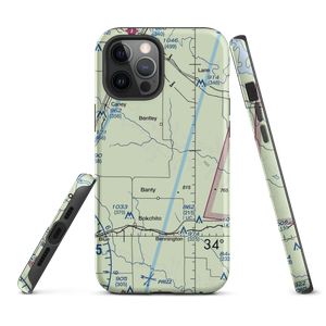 Canyon Springs Ranch Airport (OK44) VFR Sectional  Tough iPhone Case