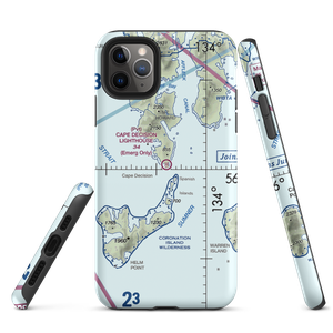 Cape Decision C. G. Heliport (CDE) VFR Sectional  Tough iPhone Case