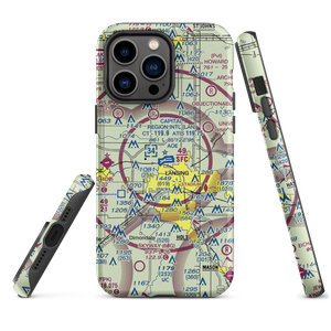 Capital City Airport (LAN) VFR Sectional  Tough iPhone Case