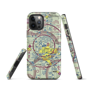 Capital City Airport (LAN) VFR Sectional  Tough iPhone Case