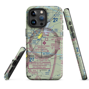 Captain Jack Thomas El Dorado Airport (EQA) VFR Sectional  Tough iPhone Case