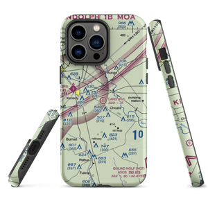 Card Airfield (4XA2) VFR Sectional  Tough iPhone Case