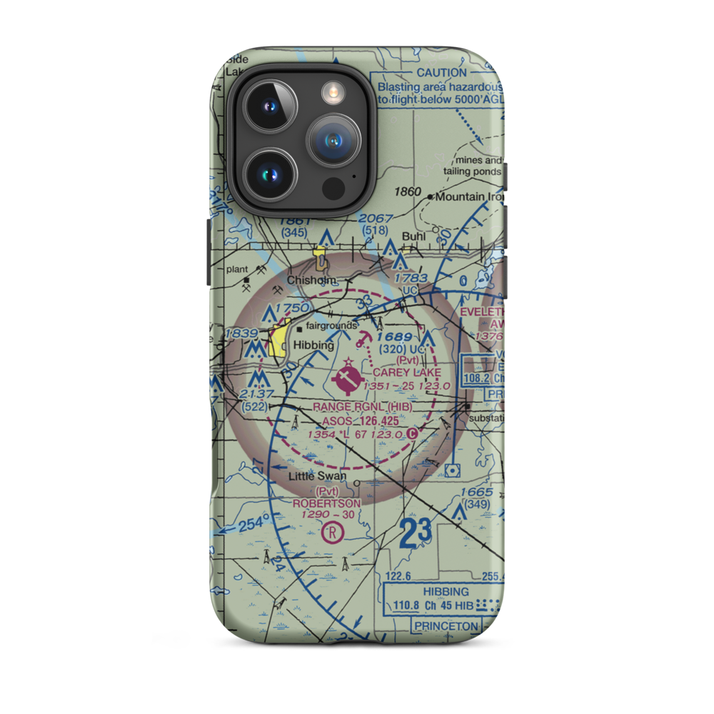 Carey Lake Seaplane Base (9MN0) VFR Sectional  Tough iPhone Case iPhone 16 Pro Max model shown