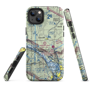 Carhart Farms Airport (4WI8) VFR Sectional  Tough iPhone Case