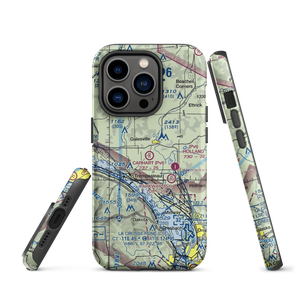 Carhart Farms Airport (4WI8) VFR Sectional  Tough iPhone Case