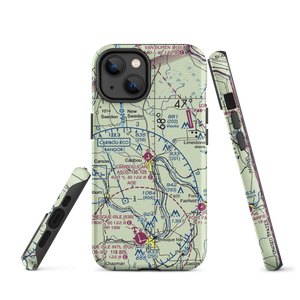 Caribou Municipal Airport (CAR) VFR Sectional  Tough iPhone Case