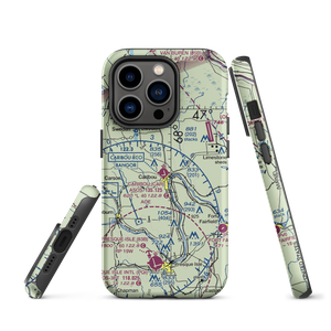 Caribou Municipal Airport (CAR) VFR Sectional  Tough iPhone Case