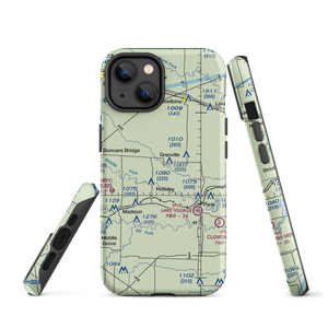 Carl Ensor Airport (61MO) VFR Sectional  Tough iPhone Case