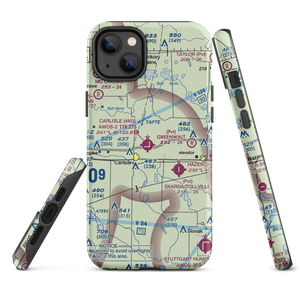 Carlisle Municipal Airport (4M3) VFR Sectional  Tough iPhone Case