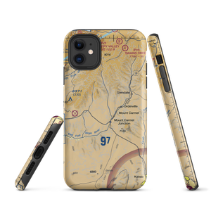 Carmel Mountain Ranch Airport (UT37) VFR Sectional  Tough iPhone Case