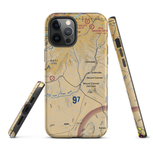 Carmel Mountain Ranch Airport (UT37) VFR Sectional  Tough iPhone Case